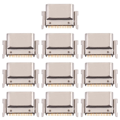 10 Pack Charging Port Connectors for LG K50S (LMX540HM, LM-X540, LM-X540BMW, LMX540BMW) - Replacement Parts