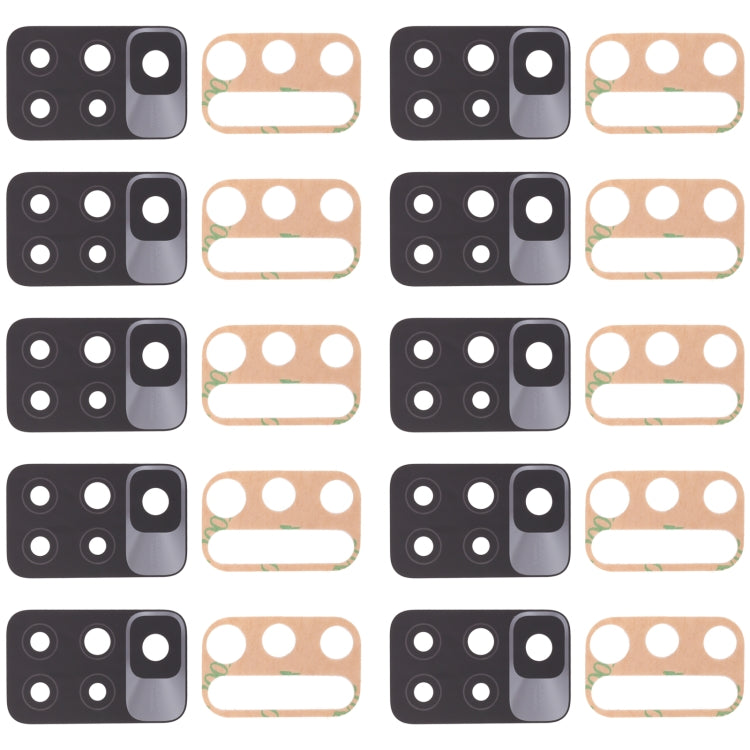 10 PCS Replacement Back Camera Lens for Xiaomi Redmi Note 11 4G, Redmi 10 2022, Redmi 10 Prime & More