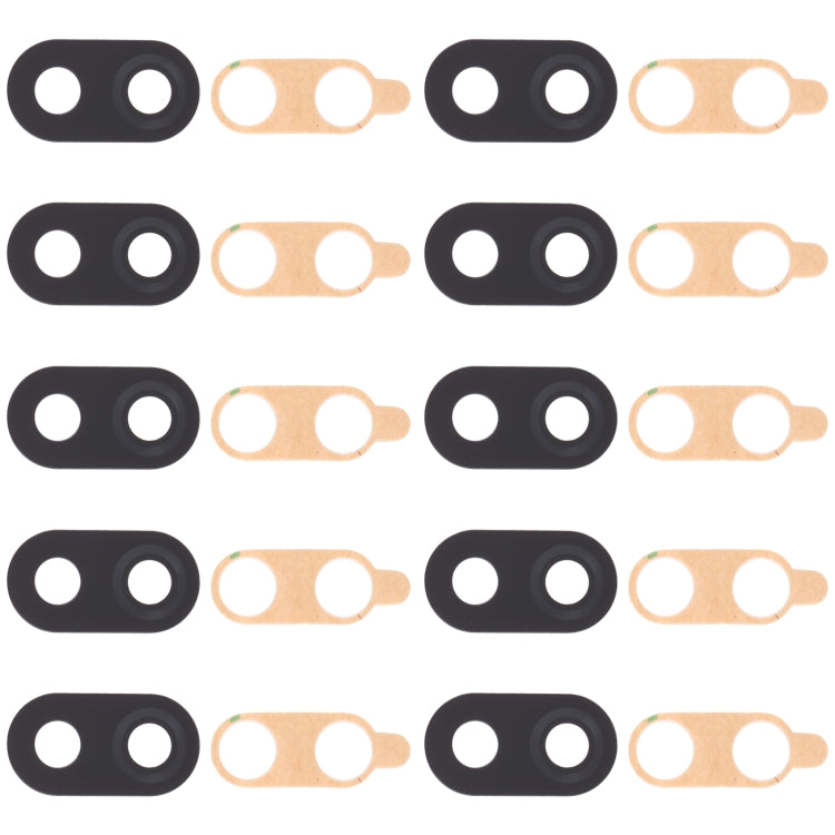 10 PCS Replacement Back Camera Lens for LG K40, K12, K12 Plus, X4 (2019) LMX420, LMX420EMW, LM-X420