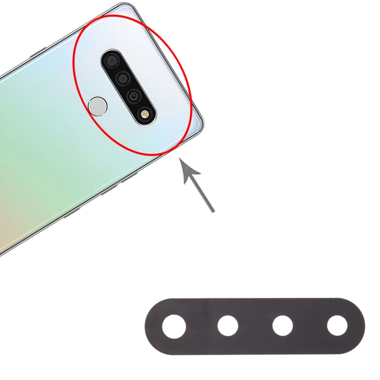 10 PCS Replacement Back Camera Lens for LG Stylo 6 / K71 (Models LMQ730TM, LM-Q730TM, LMQ730HA)