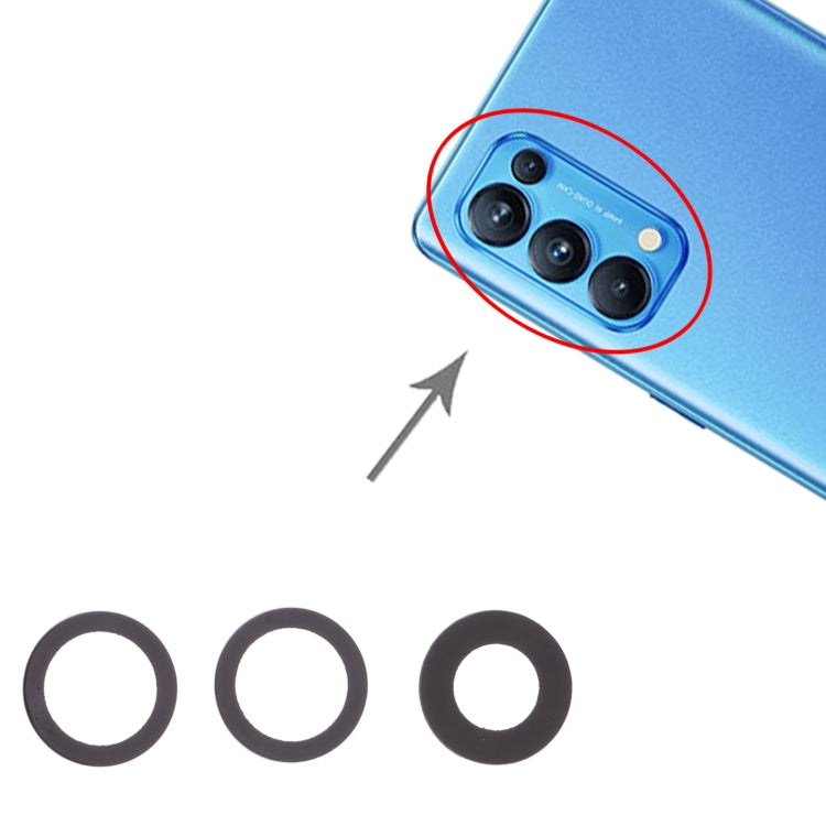10-Pack Back Camera Lens Replacement for OPPO Reno5 Pro 5G / Reno6 Pro 5G - Perfect Fit, Quality Checked