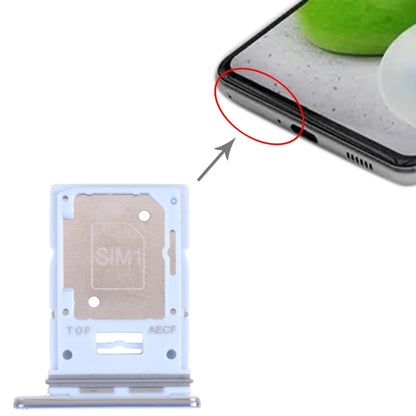 Original SIM Card Tray + Micro SD Card Tray for Samsung Galaxy A53 5G SM-A536B (Blue) - Replacement Part