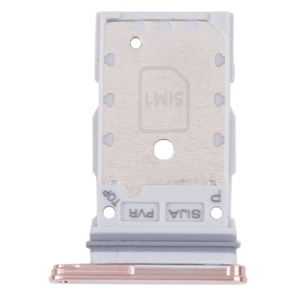 Original SIM Card Tray + SIM Card Tray for Samsung Galaxy S22 5G / S22+ 5G (SM-S901B / SM-S906B) - Gold