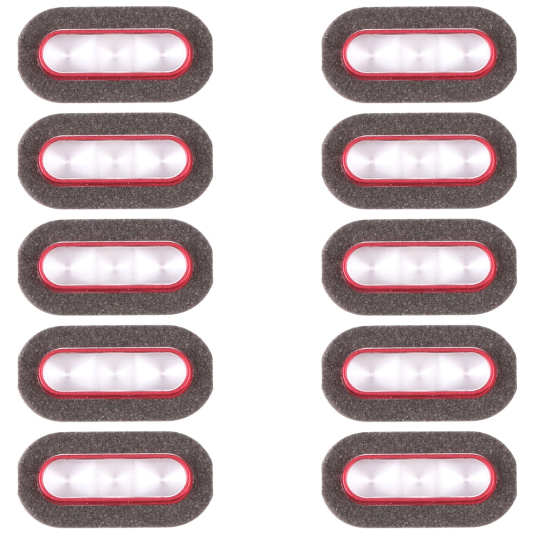 Replacement Flashlight Covers for Vivo X90 Pro (10pcs, Red) - Perfect Fit & Quality Checked