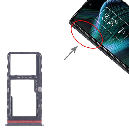 TCL Stylus 5G T779W SIM & Micro SD Card Tray Replacement (Grey) - Perfect Fit, Quality Checked