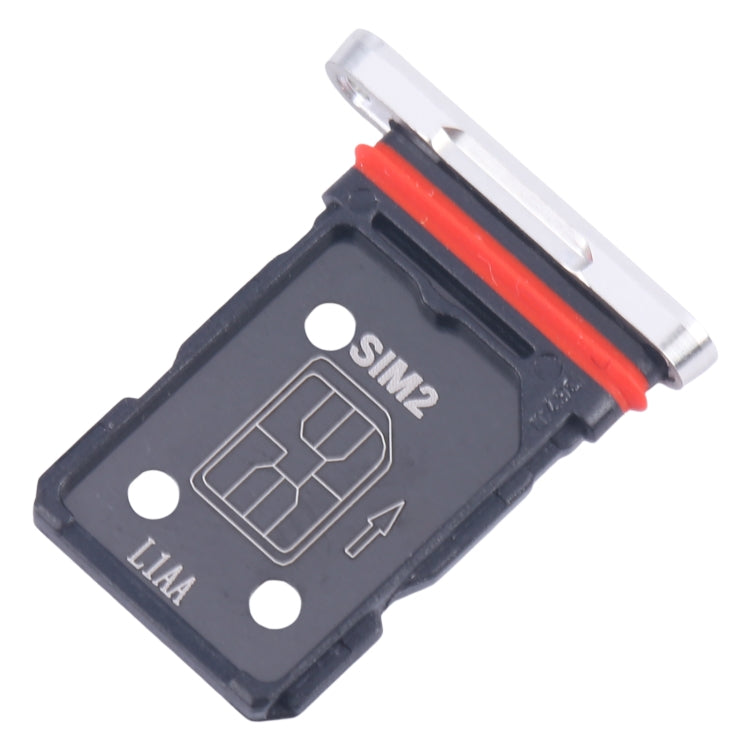 OnePlus 12 SIM Card Tray (PJD110 CPH2573 CPH2581) - Silver Replacement SIM Tray, Professional Installation Recommended