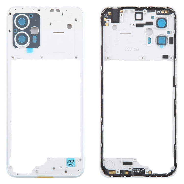 Motorola Moto G23 White Original Middle Frame Bezel Plate Replacement - Quality Checked Component