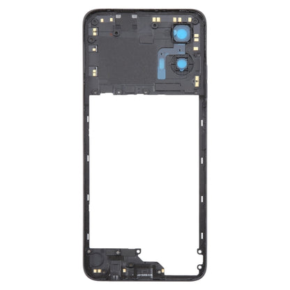 Original Middle Frame Bezel Plate for Motorola Moto G34 (Black) - Replacement Part for Damaged Bezel