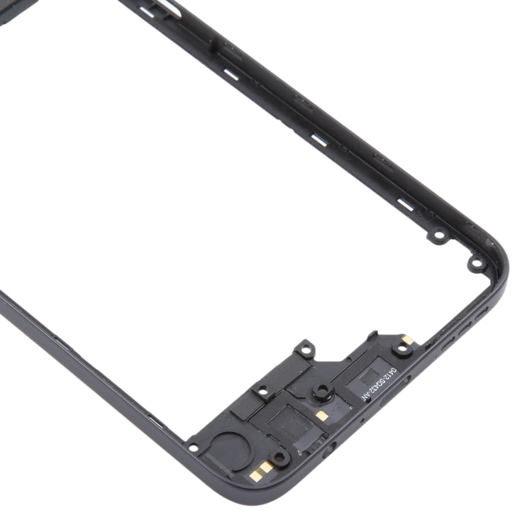Original Middle Frame Bezel Plate for Motorola Moto G34 (Black) - Replacement Part for Damaged Bezel