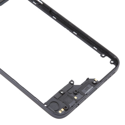 Original Middle Frame Bezel Plate for Motorola Moto G34 (Black) - Replacement Part for Damaged Bezel