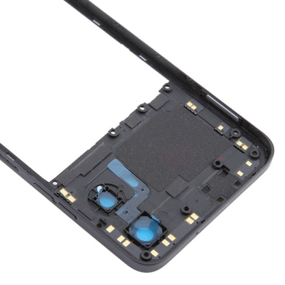 Original Middle Frame Bezel Plate for Motorola Moto G34 (Black) - Replacement Part for Damaged Bezel