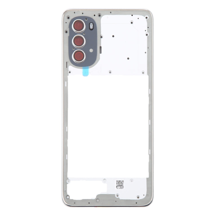 Original Silver Middle Frame Bezel Plate Replacement for Motorola Moto G52 - Quality Checked and Fully Compatible