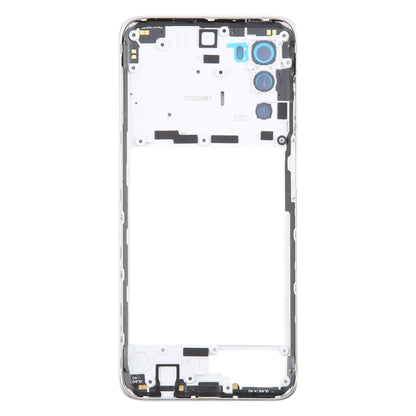 Original Silver Middle Frame Bezel Plate Replacement for Motorola Moto G52 - Quality Checked and Fully Compatible
