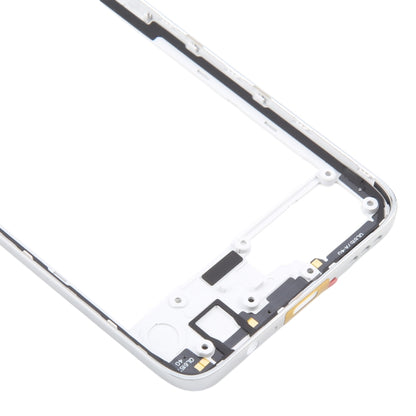 Original Silver Middle Frame Bezel Plate Replacement for Motorola Moto G52 - Quality Checked and Fully Compatible