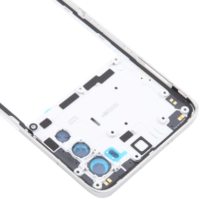 Original Silver Middle Frame Bezel Plate Replacement for Motorola Moto G52 - Quality Checked and Fully Compatible