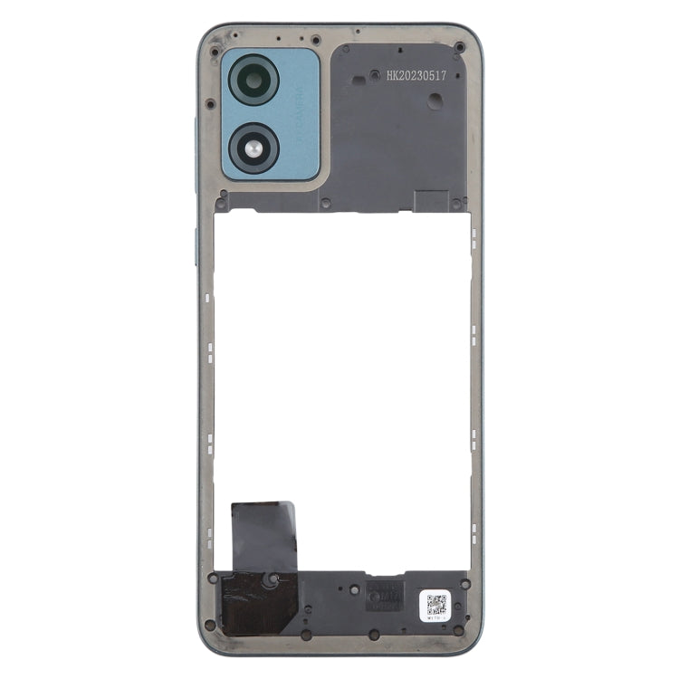 Original Middle Frame Bezel Plate for Motorola Moto E13 (Green) - Perfect Replacement Part