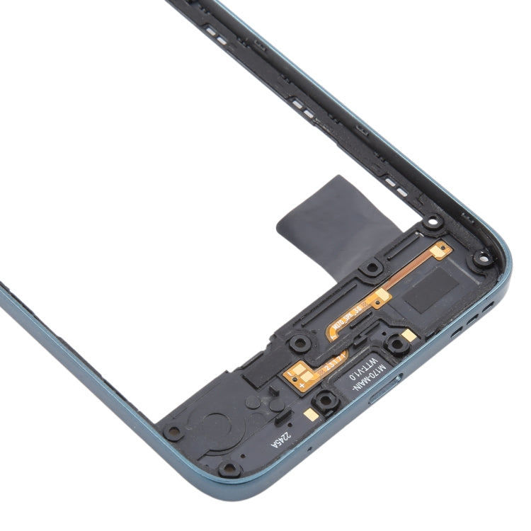 Original Middle Frame Bezel Plate for Motorola Moto E13 (Green) - Perfect Replacement Part