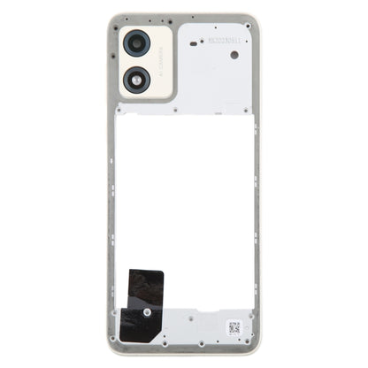 Original Gold Middle Frame Bezel Plate Replacement for Motorola Moto E13 - Quality Checked & Fully Compatible