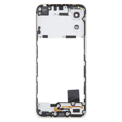Original Gold Middle Frame Bezel Plate Replacement for Motorola Moto E13 - Quality Checked & Fully Compatible