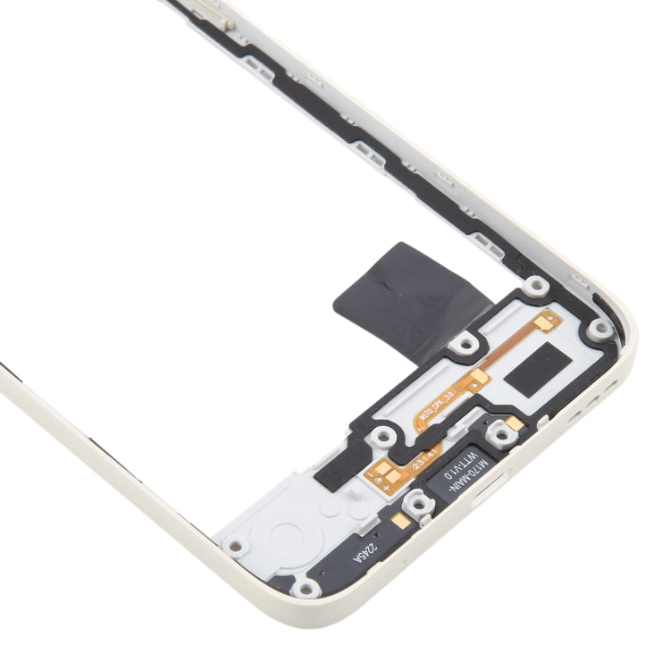 Original Gold Middle Frame Bezel Plate Replacement for Motorola Moto E13 - Quality Checked & Fully Compatible
