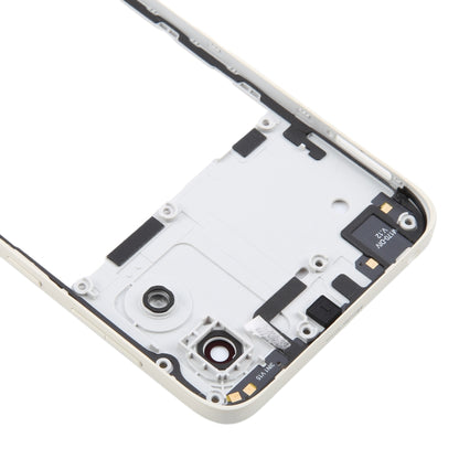 Original Gold Middle Frame Bezel Plate Replacement for Motorola Moto E13 - Quality Checked & Fully Compatible