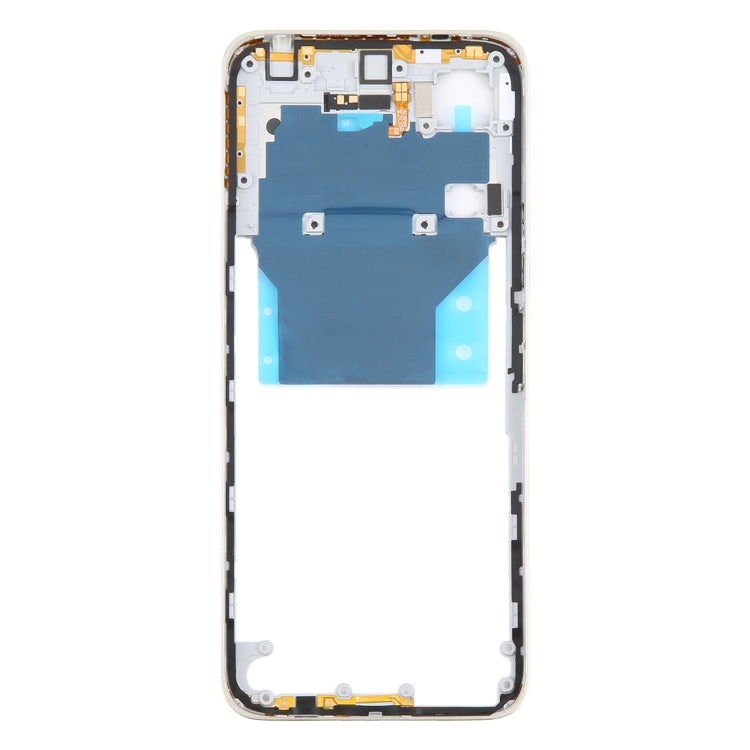 Original Gold Middle Frame Bezel Plate Replacement for Xiaomi Redmi 13 4G - Quality Checked Part