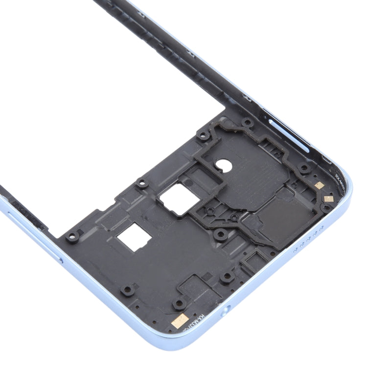Genuine Blue Middle Frame Bezel Plate Replacement for Xiaomi Redmi A3 - Quality Checked, Fits Perfectly