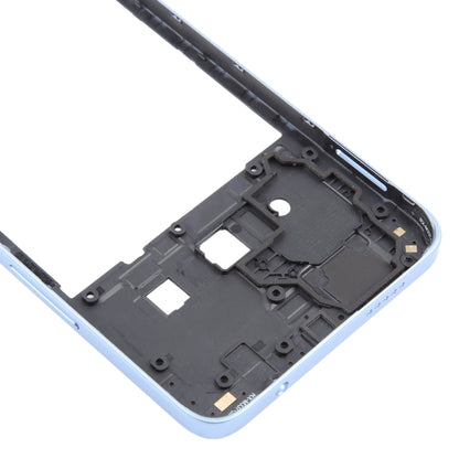 Genuine Blue Middle Frame Bezel Plate Replacement for Xiaomi Redmi A3 - Quality Checked, Fits Perfectly