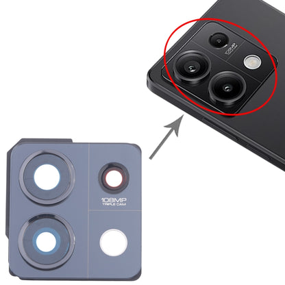 Xiaomi Redmi Note 13 5G Replacement Back Camera Lens Frame - Black, Fully Compatible, Professional Installation Recommended