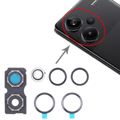 Xiaomi Redmi Note 13 Pro+ Replacement Back Camera Lens Frame (Black) - Perfect Fit, Professional Installation Recommended