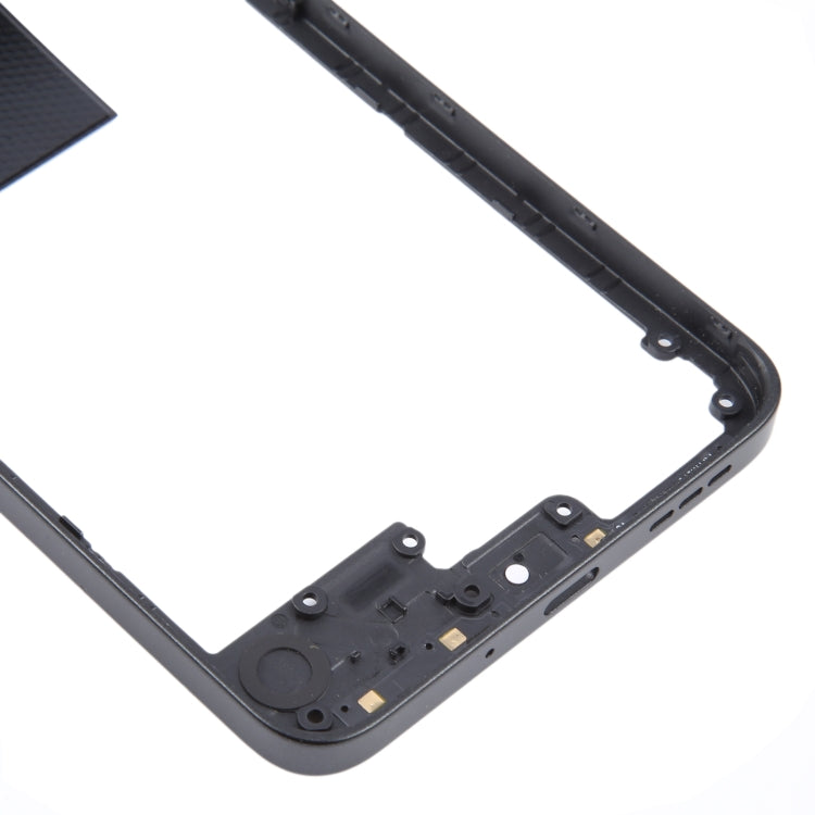 Original Black Middle Frame Bezel Plate Replacement for Xiaomi Poco M6 - Quality Checked