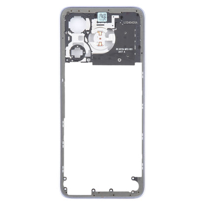 Xiaomi Redmi 13 4G Original Purple Middle Frame Bezel Plate - Replacement Part for Damaged Bezels