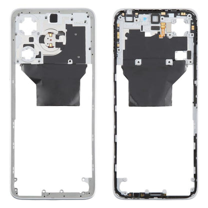 Xiaomi Redmi Note 13R Original Silver Middle Frame Bezel Plate Replacement - Quality Checked, Perfect Fit