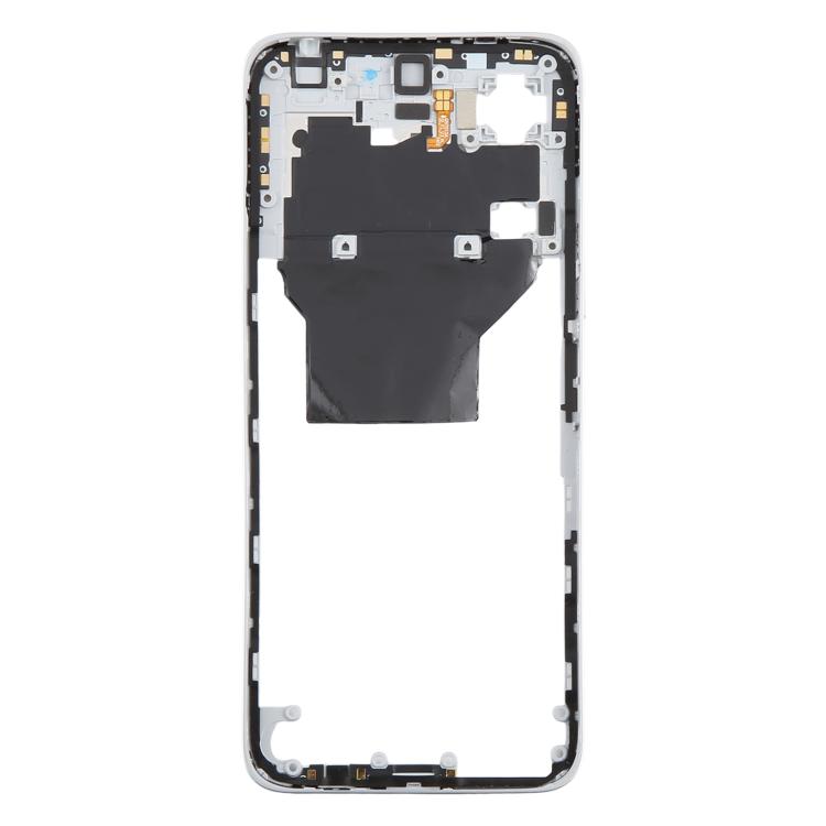 Xiaomi Redmi Note 13R Original Silver Middle Frame Bezel Plate Replacement - Quality Checked, Perfect Fit