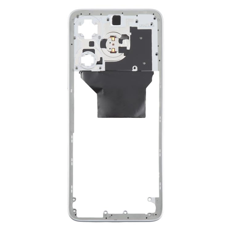 Xiaomi Redmi Note 13R Original Silver Middle Frame Bezel Plate Replacement - Quality Checked, Perfect Fit
