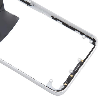 Xiaomi Redmi Note 13R Original Silver Middle Frame Bezel Plate Replacement - Quality Checked, Perfect Fit