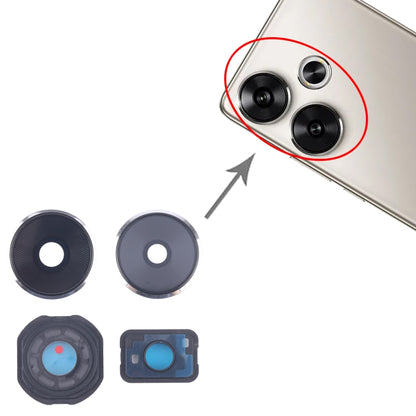 Xiaomi Poco F6 Silver Camera Lens Cover Replacement - Compatible & Quality Checked
