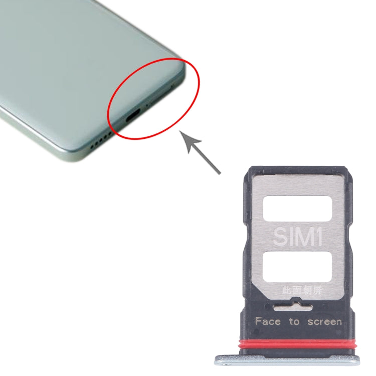 Xiaomi Redmi K70E Original SIM Card Tray with SIM Card (Green) - Replacement for Broken Trays