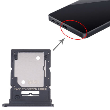 Original SIM Card Tray for Xiaomi Redmi Note 13 4G (Black) - Includes SIM/Micro SD Card Tray Replacement