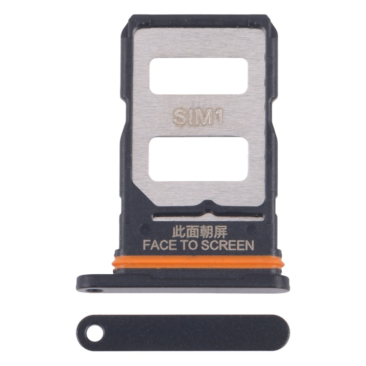 Xiaomi Poco F6 Original SIM Card Tray + SIM Card (Black) - Replacement for Broken/Unworkable Parts