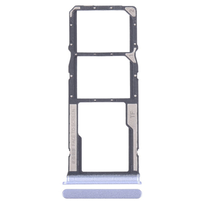 Original SIM Card Tray Set for Xiaomi Poco M6 - Includes SIM Card & Micro SD Card Tray (Blue)