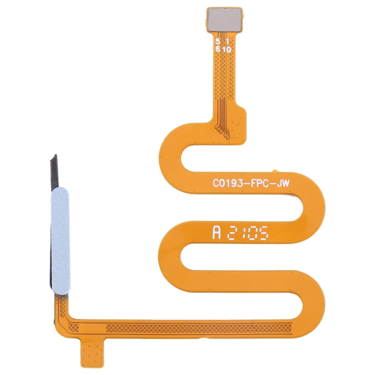 Original Fingerprint Sensor Flex Cable for Infinix Note 8 X692 (Silver) - Replacement Part, Professional Installation Recommended