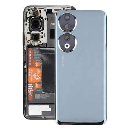 Honor 90 Black Battery Back Cover Replacement with Camera Lens Frame - Perfect Fit & Quality Assured