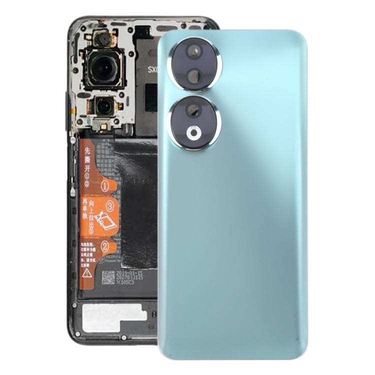 Honor 90 Green Battery Back Cover with Camera Lens Frame - Replacement Part for Perfect Fit