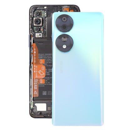 Honor 70 Back Cover Replacement with Camera Lens Frame (Blue) - Durable, Fully Compatible, Professional Installation Recommended