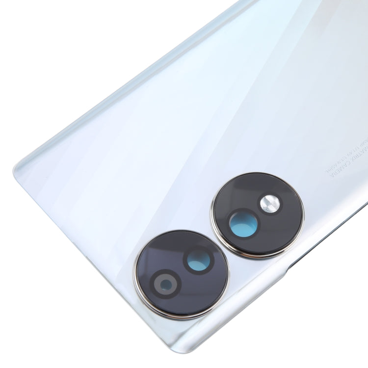 Honor 70 Battery Back Cover with Camera Lens Frame Replacement (White) - Perfect Fit & Condition