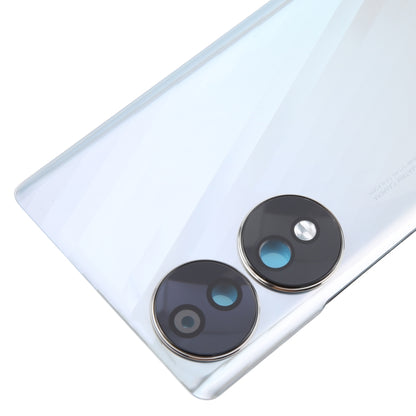 Honor 70 Battery Back Cover with Camera Lens Frame Replacement (White) - Perfect Fit & Condition