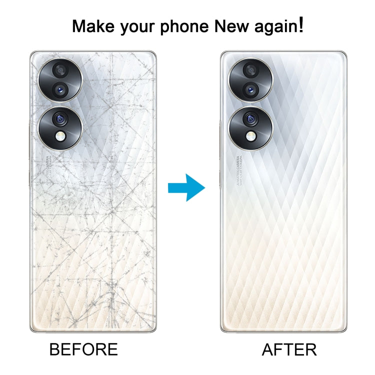 Honor 70 Back Cover Replacement with Camera Lens Frame (Blue) - Durable, Fully Compatible, Professional Installation Recommended