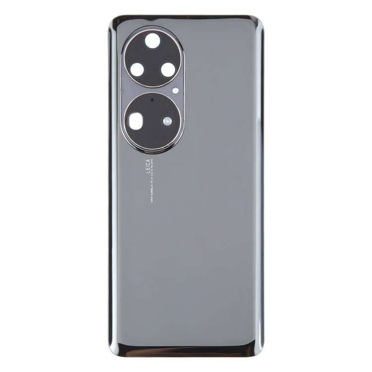 Huawei P50 Pro Black Battery Back Cover with Camera Lens Frame Replacement - Compatible & Ready to Install