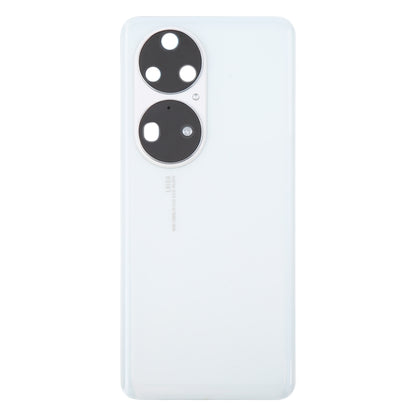 Huawei P50 Pro White Battery Back Cover with Camera Lens Frame - Replacement Housing for Perfect Fit